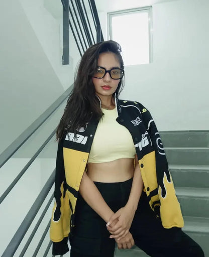 Naruto Uzumaki Flame Bomber Jacket – Vintage Anime Streetwear